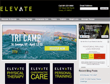 Tablet Screenshot of elevateutah.com